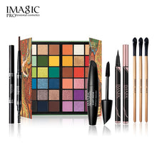 Load image into Gallery viewer, IMAGIC 7-piece makeup set (contains 36 colors of eye shadow mascara eyeliner eyebrow pencil eye shadow brush) cosmetic set