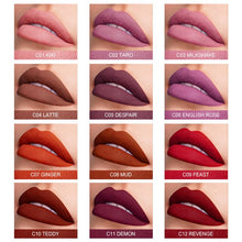 Load image into Gallery viewer, IMAGIC12 color matte liquid  lipgloss set (long lasting&amp;non-marking&amp;waterproof&amp;moisturizing)