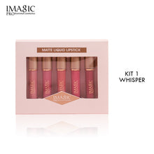 Load image into Gallery viewer, IMAGIC  5-color Set Waterproof Matte lipstick