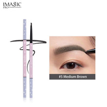 Load image into Gallery viewer, IMAGIC Eyebrow Pencil Waterproof Long-lasting Rotating Automatic Brush Black