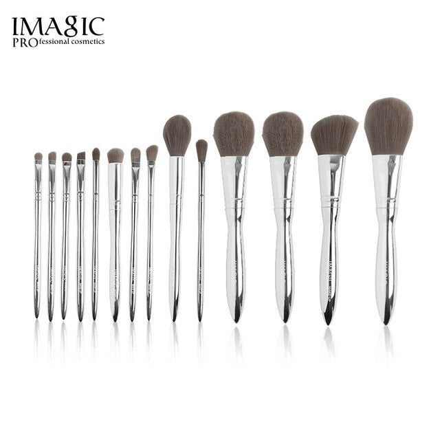IMAGIC Makeup brushes set 5-13pcs Pearl White / Rose Gold Professional Make up brush Natural hair
