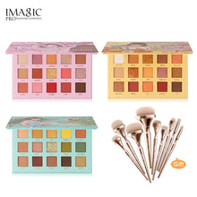 Load image into Gallery viewer, IMAGIC 3pcs eye shadow palette to send 9 sets of brush