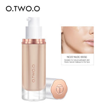Load image into Gallery viewer, O.TWO.O Black Foundation Matte Cosmetics For Face Concealer Full Covering Moist Liquid Foundation Natural Whiten  Makeup Base