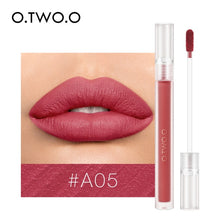Load image into Gallery viewer, O.TWO.O Nude Lipstick Matte Lips Makeup Waterproof Long Lasting Non Sticky Lip Gloss Lightweight Moisturizing Lip Tint Cosmetics