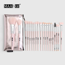 Load image into Gallery viewer, MAANGE Pro 12/20pcs Pink Makeup Brushes Set with Bag