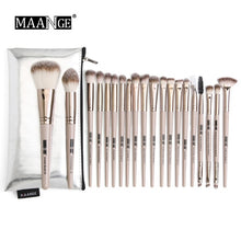 Load image into Gallery viewer, MAANGE 6pcs-20pcs Makeup Brushes Set Professional with Natural Hair