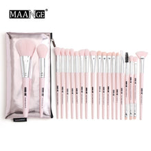 Load image into Gallery viewer, MAANGE 6pcs-20pcs Makeup Brushes Set Professional with Natural Hair