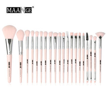 Load image into Gallery viewer, MAANGE 6pcs-20pcs Makeup Brushes Set Professional with Natural Hair