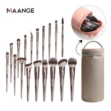 Load image into Gallery viewer, MAANGE 6pcs-20pcs Makeup Brushes Set Professional with Natural Hair
