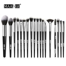 Load image into Gallery viewer, MAANGE 6pcs-20pcs Makeup Brushes Set Professional with Natural Hair