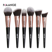 Load image into Gallery viewer, MAANGE 6pcs-20pcs Makeup Brushes Set Professional with Natural Hair