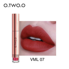 Load image into Gallery viewer, O.TWO.O Matte Lipstick Liquid Waterproof Long Lasting Velvet Lip Gloss Makeup Smooth Pigment Lip Tint Red Lips Cosmetics