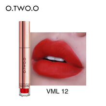 Load image into Gallery viewer, O.TWO.O Liquid Lipstick Matte Lips Makeup Super Waterproof Non Sticky Lip Gloss Dark Brown Lipstick Bulk Woman Birthday Gift