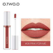 Load image into Gallery viewer, O.TWO.O Matte Liquid Lipstick Cosmetics 12 Colors  Waterproof Nude Tint Lip Gloss Long Lasting Lipgloss Non Sticky Woman Makeup