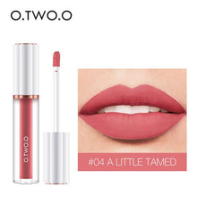 Load image into Gallery viewer, O.TWO.O Matte Liquid Lipstick Cosmetics 12 Colors  Waterproof Nude Tint Lip Gloss Long Lasting Lipgloss Non Sticky Woman Makeup