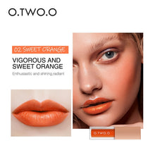 Load image into Gallery viewer, O.TWO.O 2 In 1 Lip Gloss + Liquid Blusher Double Effect Long Lasting Waterproof 4 Colors Soft Silky Smooth Makeup