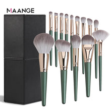 Load image into Gallery viewer, MAANGE 14Pcs Makeup Brushes Set with holder