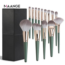 Load image into Gallery viewer, MAANGE 14Pcs Makeup Brushes Set with holder