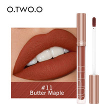 Load image into Gallery viewer, O.TWO.O Liquid Lipstick Matte Lip Gloss Cosmetic Lightweight Lip Glaze Long Lasting Lip Tint  Waterproof 12 Color Lips Makeup