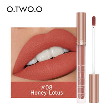 Load image into Gallery viewer, O.TWO.O Liquid Lipstick Matte Lip Gloss Cosmetic Lightweight Lip Glaze Long Lasting Lip Tint  Waterproof 12 Color Lips Makeup