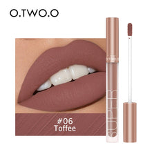Load image into Gallery viewer, O.TWO.O Liquid Lipstick Matte Lip Gloss Cosmetic Lightweight Lip Glaze Long Lasting Lip Tint  Waterproof 12 Color Lips Makeup