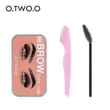 Load image into Gallery viewer, O.TWO.O Eyebrow Soap Wax With Trimmer Fluffy  Feathery Eyebrows Pomade Gel For Eyebrow Styling Makeup Soap Brow Sculpt Lift