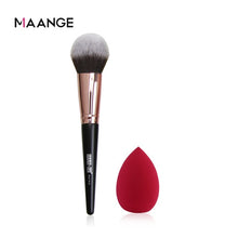 Load image into Gallery viewer, MAANGE blusher brush 2 heads&amp; sponge