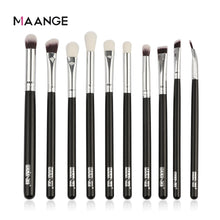Load image into Gallery viewer, MAANGE 6/10pcs Makeup Brushes Set black