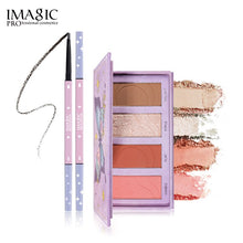 Load image into Gallery viewer, IMAGIC Eyeshadow Glitter Palette Eyebrow Pencil Long Lasting waterproof