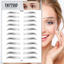 Load image into Gallery viewer, O.TWO.O Water Transfer Eyebrow Sticker 7 Day Long Lasting Waterproof Makeup 4D Hair-like Eyebrows Tattoo Stickers