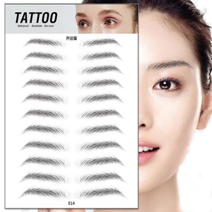 O.TWO.O Water Transfer Eyebrow Sticker 7 Day Long Lasting Waterproof Makeup 4D Hair-like Eyebrows Tattoo Stickers
