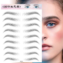 Load image into Gallery viewer, O.TWO.O Water Transfer Eyebrow Sticker 7 Day Long Lasting Waterproof Makeup 4D Hair-like Eyebrows Tattoo Stickers