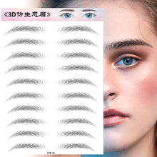 Load image into Gallery viewer, O.TWO.O Water Transfer Eyebrow Sticker 7 Day Long Lasting Waterproof Makeup 4D Hair-like Eyebrows Tattoo Stickers