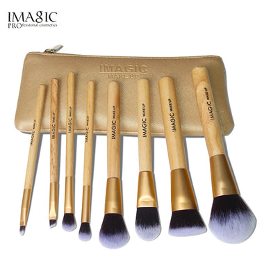 IMAGIC  Make Up Brushes 8 pcs Brush Set with bag