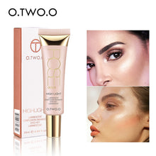 Load image into Gallery viewer, O.TWO.O Shimmer Highlighter Cream 25ml Primer Base Contouring Concealer Highlight Whitening Moisturizer Oil-control Cosmetics