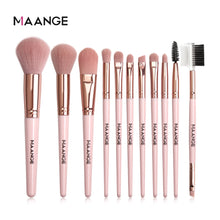 Load image into Gallery viewer, 11 pcs/Pro Pink Brush Set