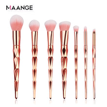Load image into Gallery viewer, MAANGE 7/10Pcs Diamond Makeup Brushes Set\beauty Make Up Brush Tool Kits