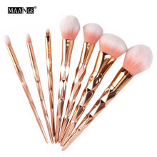 Load image into Gallery viewer, MAANGE 7/10Pcs Diamond Makeup Brushes Set\beauty Make Up Brush Tool Kits