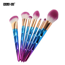 Load image into Gallery viewer, MAANGE 7/10Pcs Diamond Makeup Brushes Set\beauty Make Up Brush Tool Kits