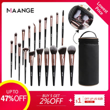 Load image into Gallery viewer, MAANGE 6pcs-20pcs Makeup Brushes Set Professional with Natural Hair