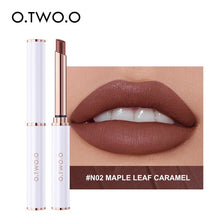 Load image into Gallery viewer, O.TWO.O Thin Tube Lipstick Matte Lightweight Lip Tint Waterproof Lip Balm Moisture Nude Lip Gloss For Pregnant Woman Makeup