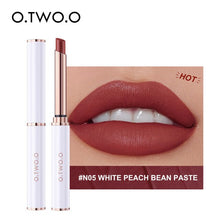 Load image into Gallery viewer, O.TWO.O Thin Tube Lipstick Matte Lightweight Lip Tint Waterproof Lip Balm Moisture Nude Lip Gloss For Pregnant Woman Makeup