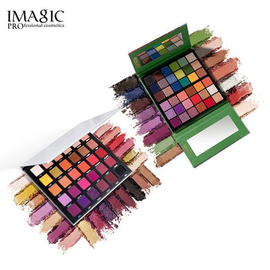 IMAIGC Eyeshadow Palette Set Long lasting waterproof Holographic Shiny Matte Glitter Pigment