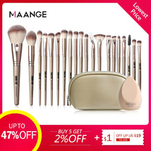 Load image into Gallery viewer, MAANGE Pro 12/18/20 PCS Makeup Brushes Set with Bag