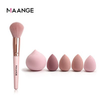 Load image into Gallery viewer, MAANGE Pro 1/7/9/11/12/13Pcs Pink Makeup Brush with mini sponge
