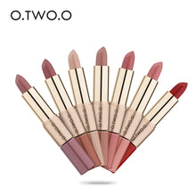 Load image into Gallery viewer, O.TWO.O 12PCS/LOT 2 in 1 Matte Lipstick Makeup Waterproof Long-lasting Lip Gloss Liquid Lipstick 12 Colors Nude Lip Lipsticks
