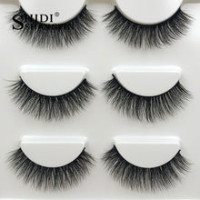 Load image into Gallery viewer, 3 pairs false eyelashes