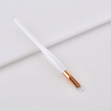 Load image into Gallery viewer, White and bronze make up brushes