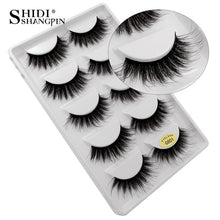 Load image into Gallery viewer, 5 pairs natural false eyelashes