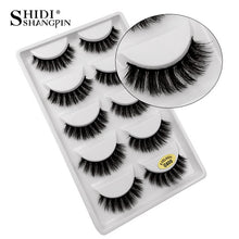 Load image into Gallery viewer, 1 kit eyelashes tweezers natural 3d mink lashes